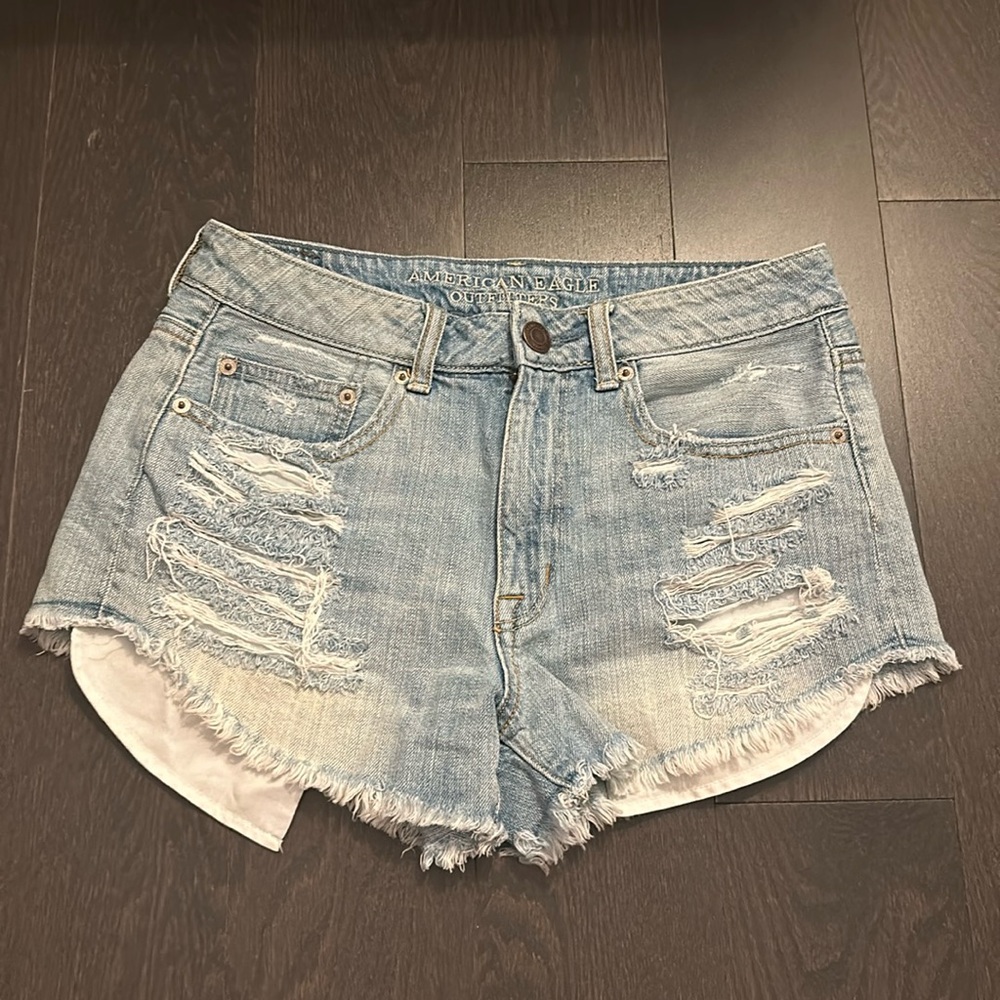 American Eagle High-rise Festival Jean Shorts